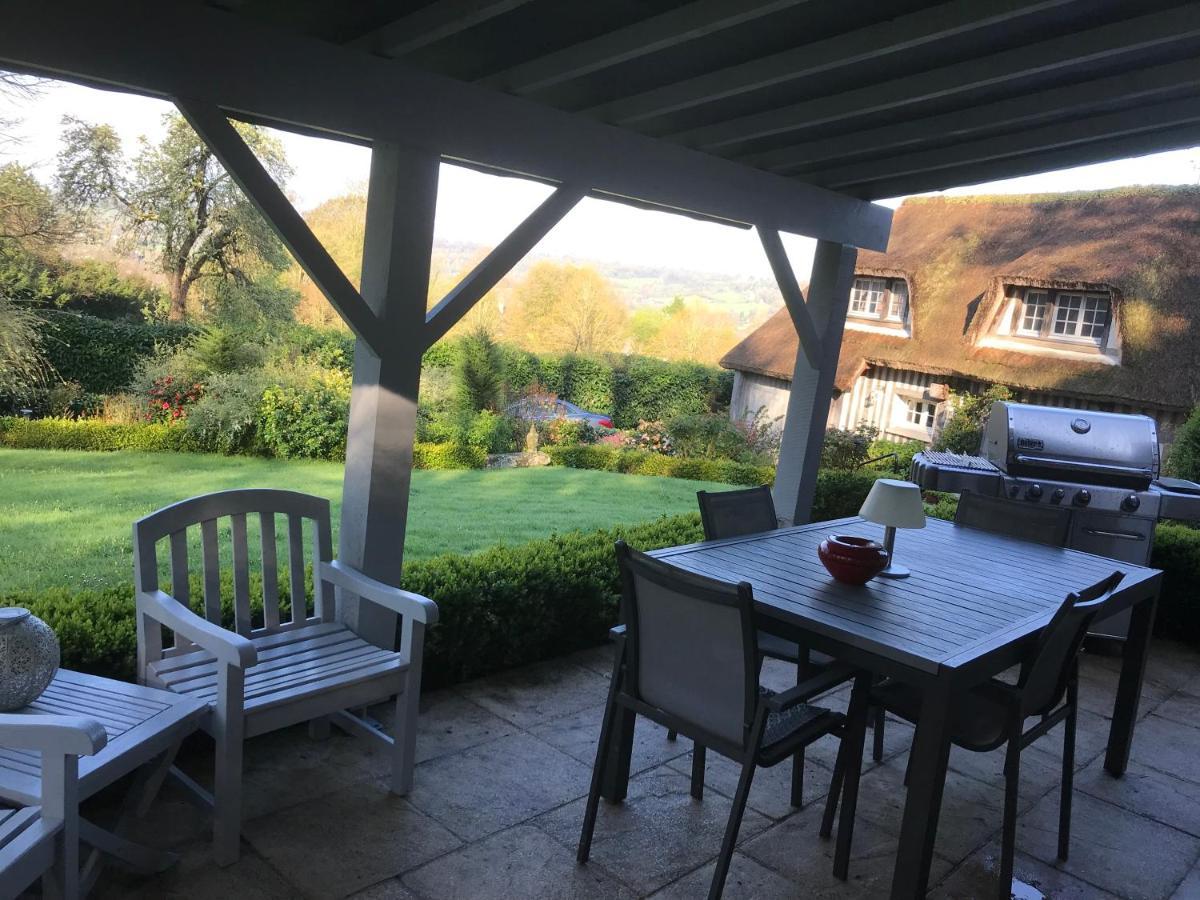 Les Chaumieres Du Pays D'Auge Acomodação com café da manhã Le Breuil-en-Auge Exterior foto